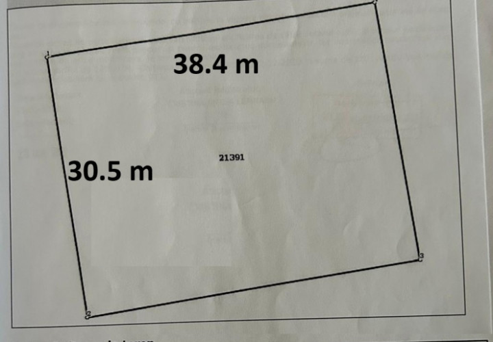 Lot de casa imprejmuit (1163 mp) cu deschidere la 2 strazi